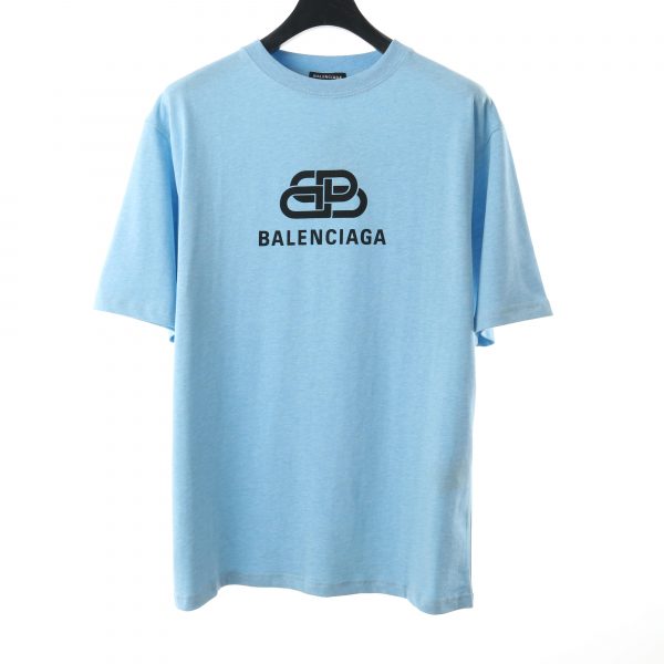 BB Balenciaga t-shirt Sky Blue