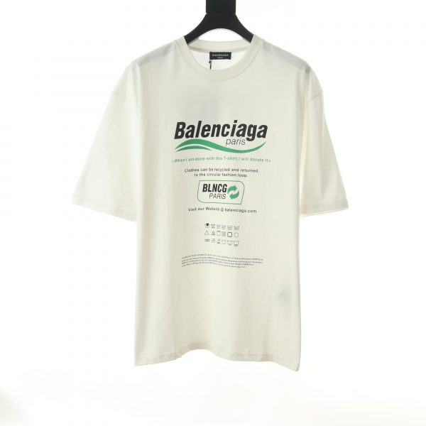 DRY CLEANING BOXY T-SHIRT IN WHITE Green