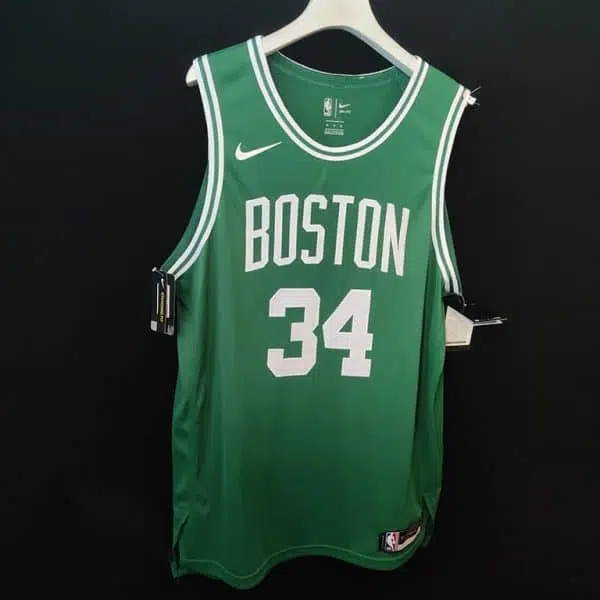 Player Version Embroidered Boston Celtics 34