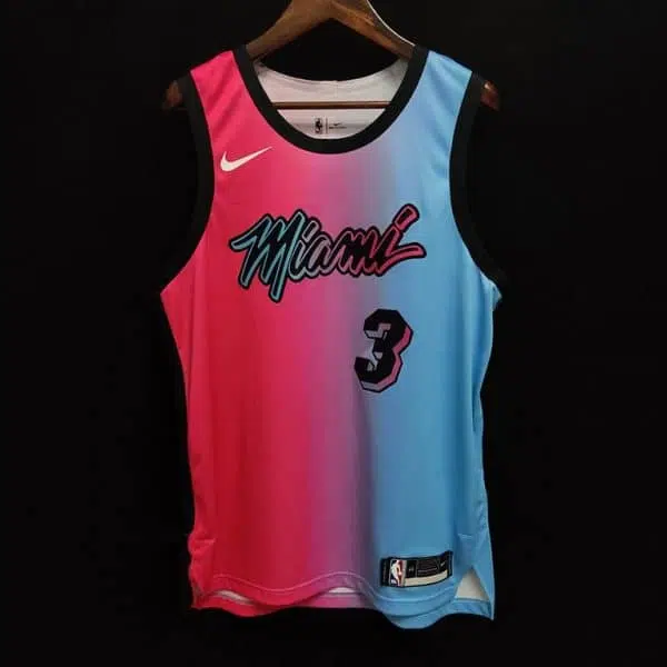 Player Version Embroidered Miami Heat 3