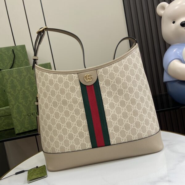 Gucci - Ophidia Medium Tote Bag Light Beige