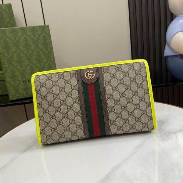 Gucci - Ophidia Gg Crossbody Bag light green line