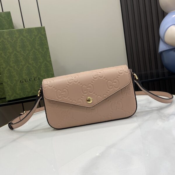 Gucci - Gg Super Mini Shoulder Bag Peach