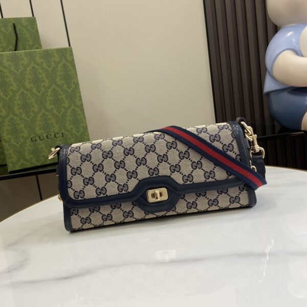 Gucci - GG Luce Shoulder Bag Dark blue