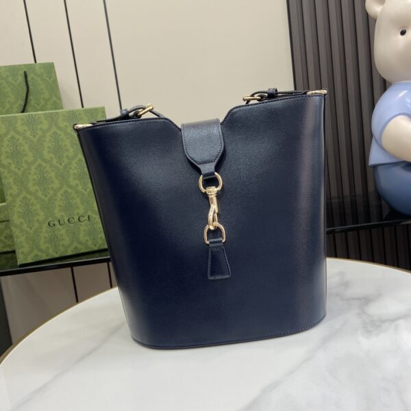 Gucci - GG Medium Bucket Shoulder Bag Dark blue