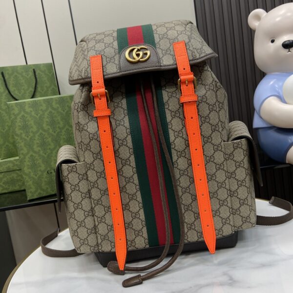 Gucci - Ophidia Gg Medium Backpack Orange