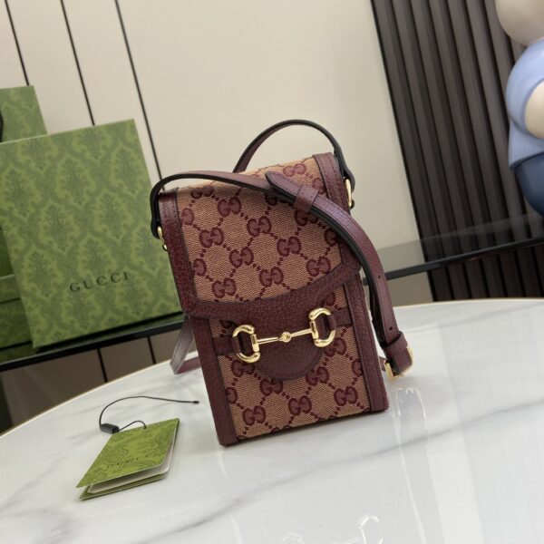 Gucci - Ophidia Gg Crossbody Bag Dark red