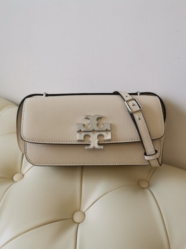 TORY BURCH ELEANOR 204 new version (adjustable shoulder strap)  TORY BURCH ELEANOR tumbled leather accordion