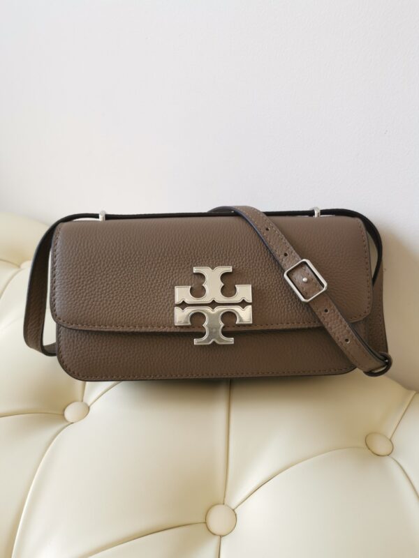 TORY BURCH ELEANOR 204 new version (adjustable shoulder strap)  TORY BURCH ELEANOR tumbled leather accordion