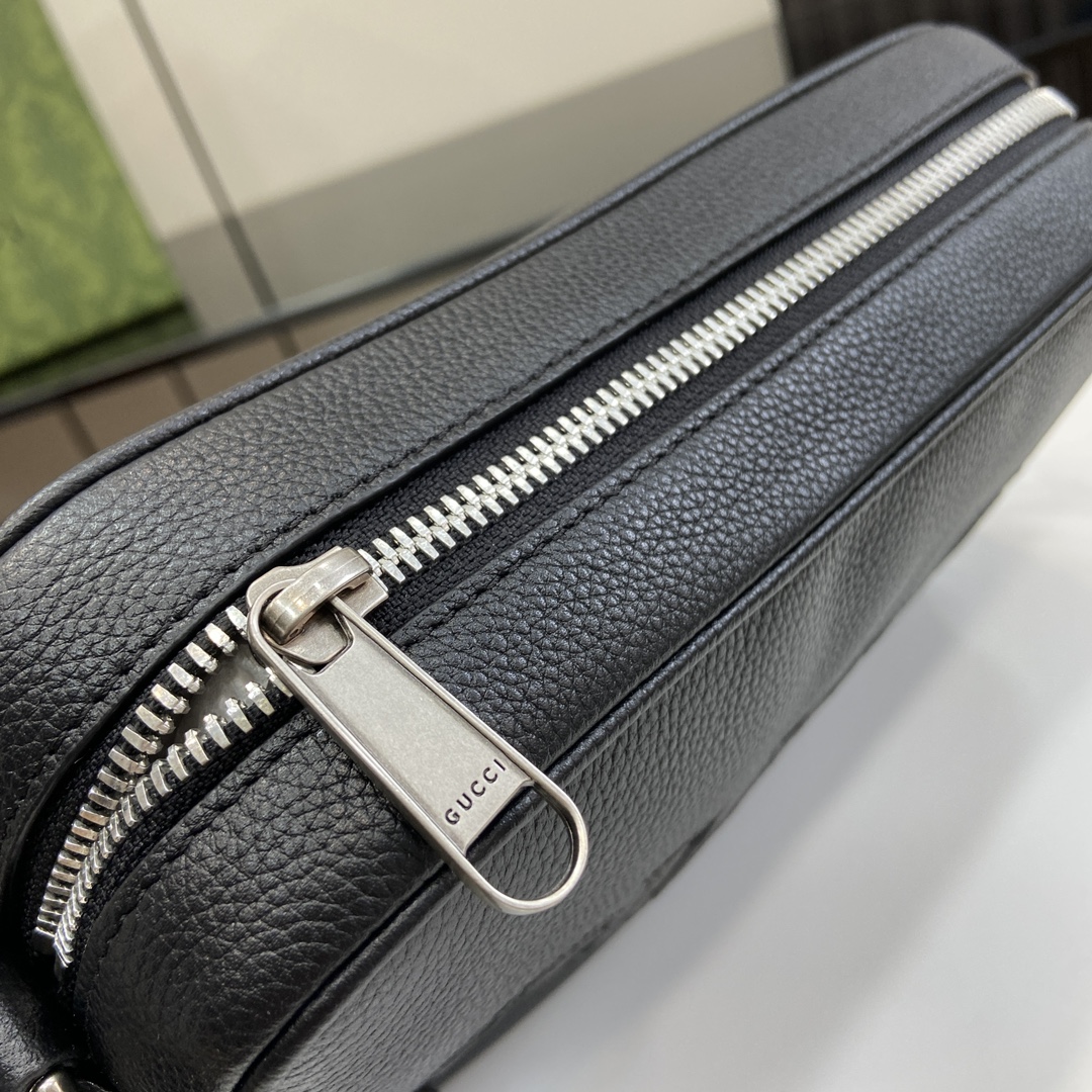 Gucci mini shoulder bag Model:768391. Size: 14 (L) x 23.5 (W) x 6 cm (D) Color: Black/Original Leather. Italian creation Weight: Approx. 0.378 kg - Image 5