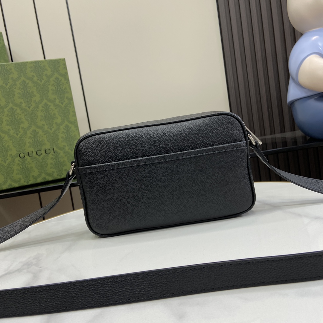 Gucci mini shoulder bag Model:768391. Size: 14 (L) x 23.5 (W) x 6 cm (D) Color: Black/Original Leather. Italian creation Weight: Approx. 0.378 kg - Image 8