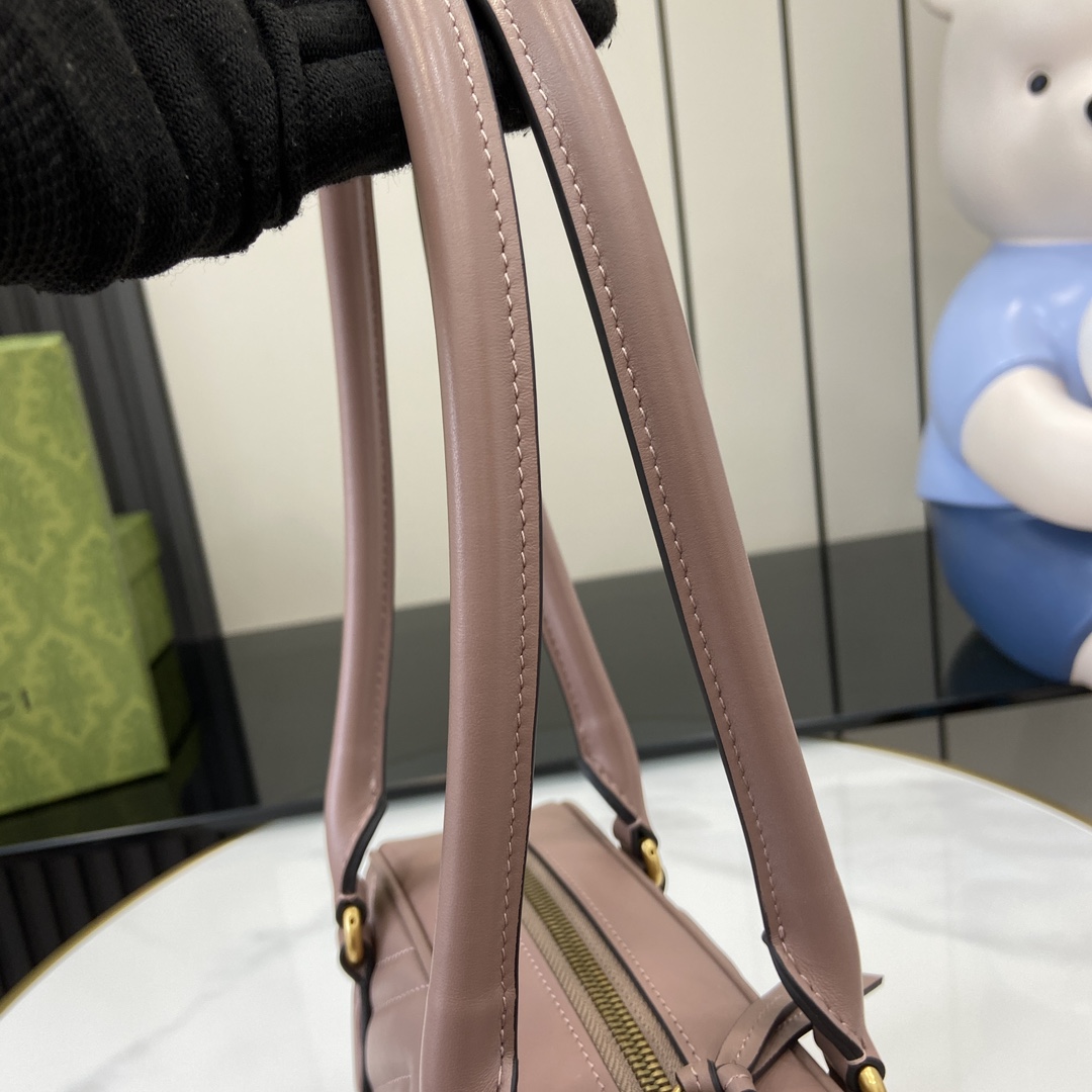 Gucci GG MARMONT medium handbag. weight: about 21 ounces. Model:795199. Dimensions: 25.5W x 15.5H x 6.5cmD. Color: Nude Pink/Original Leather. - Image 5