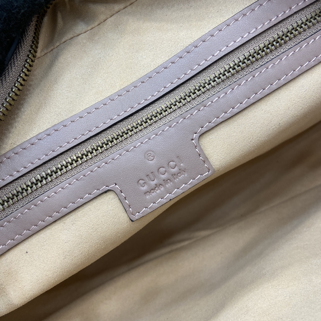 Gucci GG MARMONT medium handbag. weight: about 21 ounces. Model:795218. Dimensions: 35.5W x 16.5H x 7cmD. Color: Nude Pink/Original Leather - Image 2