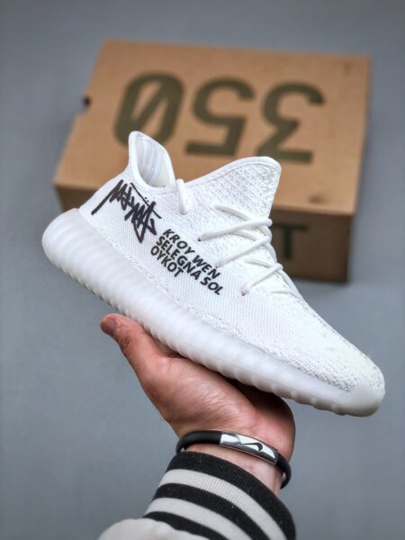 Adidas Yeezy Boost 350V2 Coconut Hollow Breathable Mesh Material Kanye Limited All-match Lightweight Popcorn Midsole
