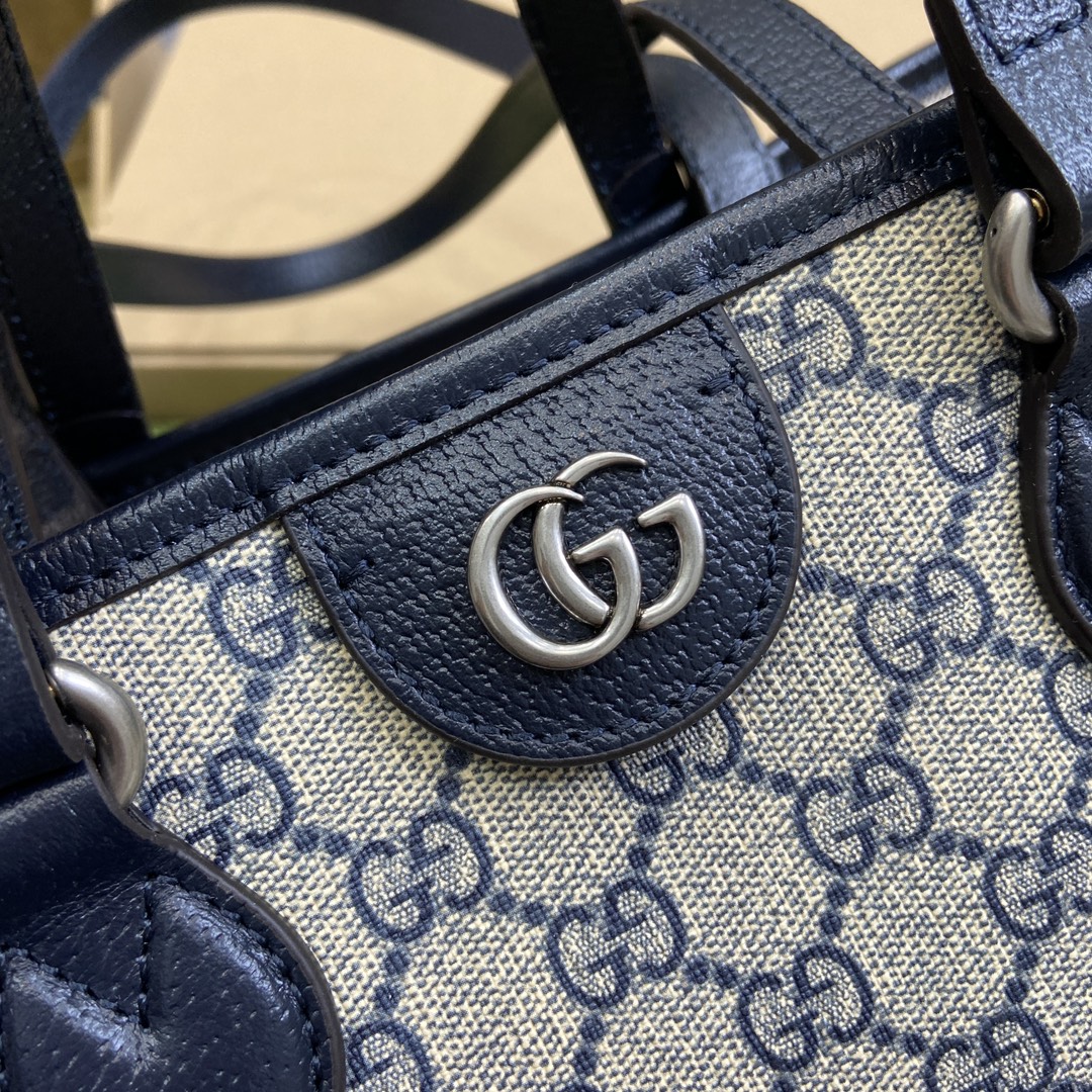 Gucci Ophidia series is still one of Gucci's iconic handbags Model:765043 Size: 31*25*13cm Color: blue/pvc. Search - Image 5