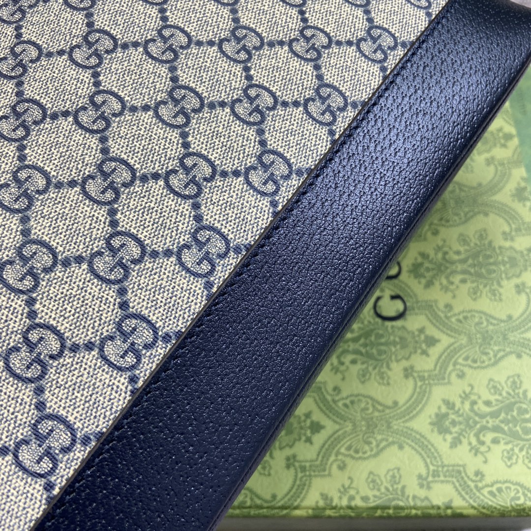 Gucci Ophidia series is still one of Gucci's iconic handbags Model:765043 Size: 31*25*13cm Color: blue/pvc. Search - Image 6