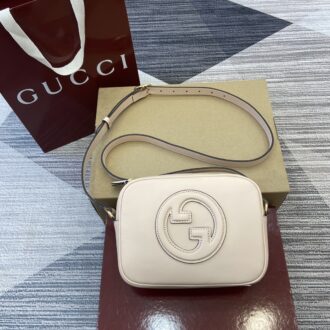 Gucci Blondie series mini shoulder bag Model: 820429 Size: 21✖️15✖️8cm Color: New light pink original leather