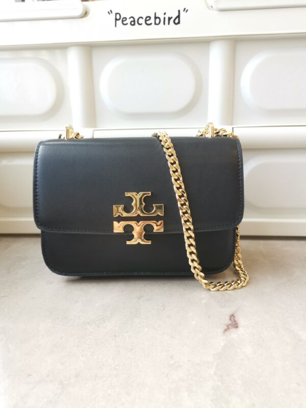 TORY BURCH ELEANOR  No. 207 👜🔥New small gold brick chain bag TORY BURCH ELEANOR shoulder bag Size:19*13.5*6.5