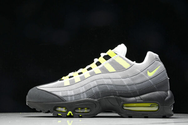 (GX original) Denham x Nike Air Max 95 black, white and green denim running shoes DD9519-001