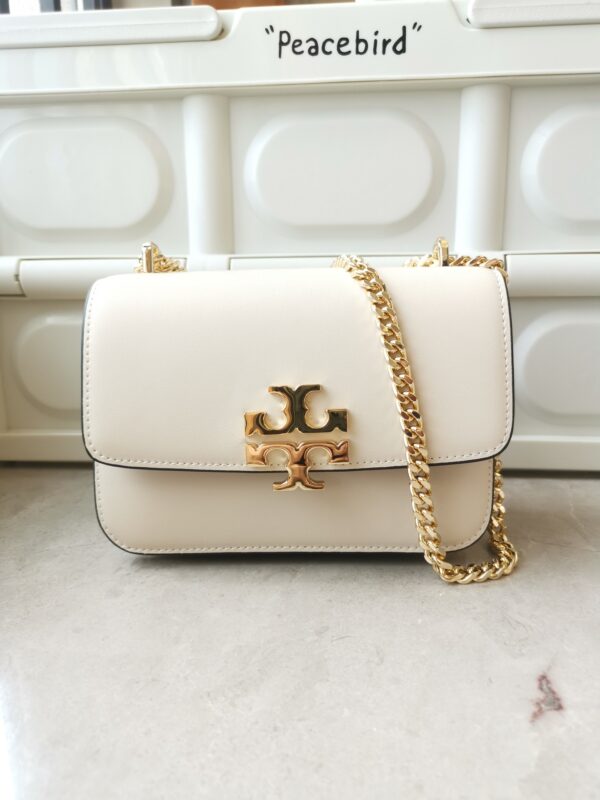 TORY BURCH ELEANOR No. 207 👜🔥New small gold brick chain bag TORY BURCH ELEANOR shoulder bag Size:19*13.5*6.5