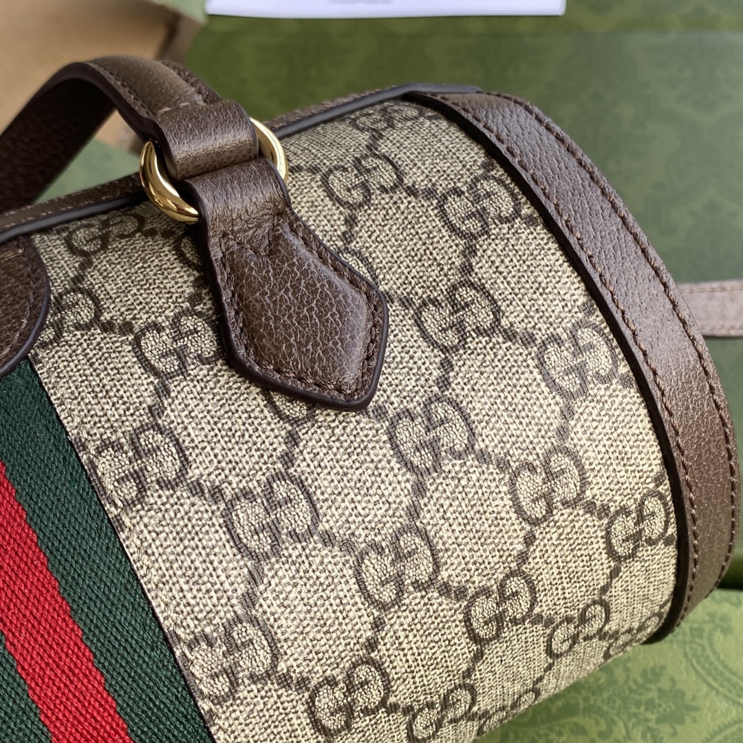Gucci Ophidia series combines two iconic classic brand elements Model 602577, small size: 25.5 cm (width) x 14 cm (height) x 14 cm (depth - Image 7