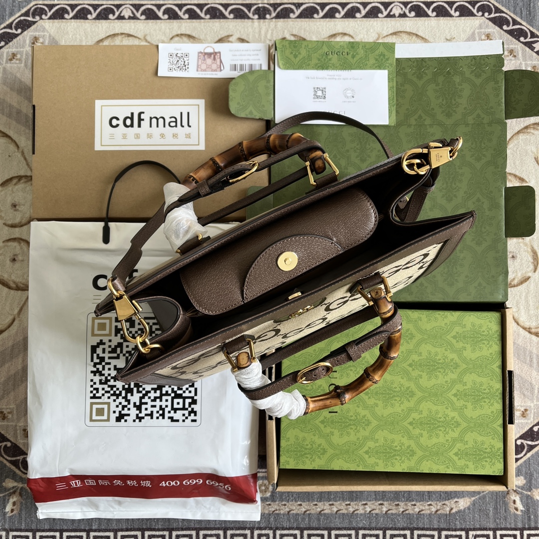 Gucci Diana mini Tote aus strukturiertem Leder Mini Size: 35 × 30 × 14 cm Model: 655658. - Image 4