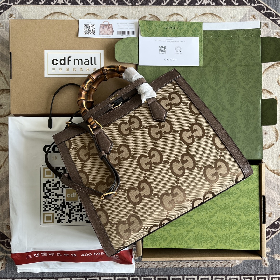 Gucci Diana mini Tote aus strukturiertem Leder Mini Size: 35 × 30 × 14 cm Model: 655658. - Image 9