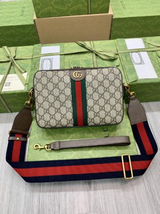 Gucci Ophidia shoulder bag is a timeless design crafted in traditional beige