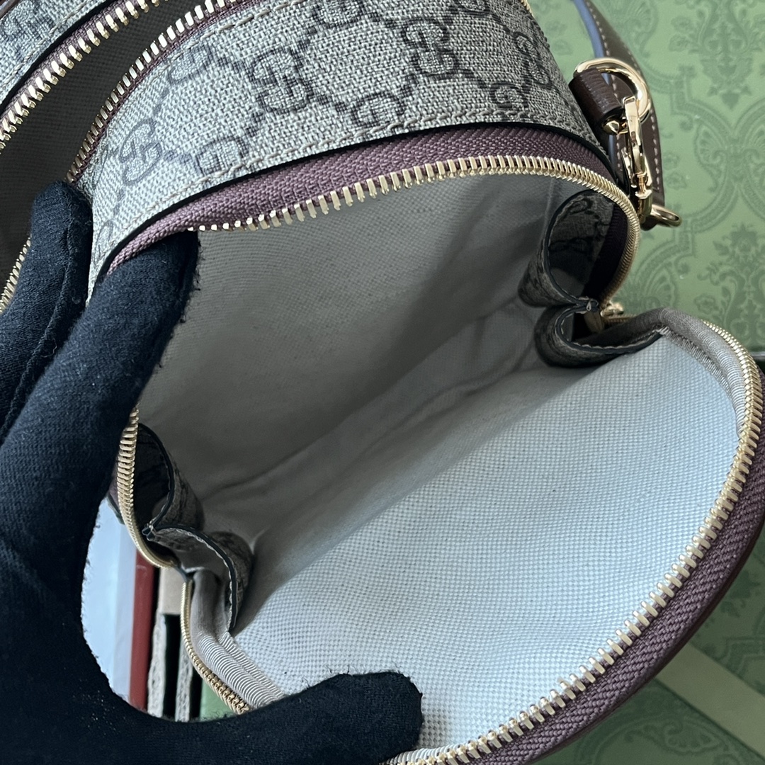 Gucci GG Supreme canvas BAG Model: 725654 Size: 15 × 19 × 8 cm. - Image 3