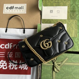 Gucci GG Marmont series small shoulder bag model number 443497 FACK2 1000 This GG Marmont series small shoulder bag Weight: Approx. 0.648kg Small size: 15cm (L) x 26cm (W) x 7cm (D)