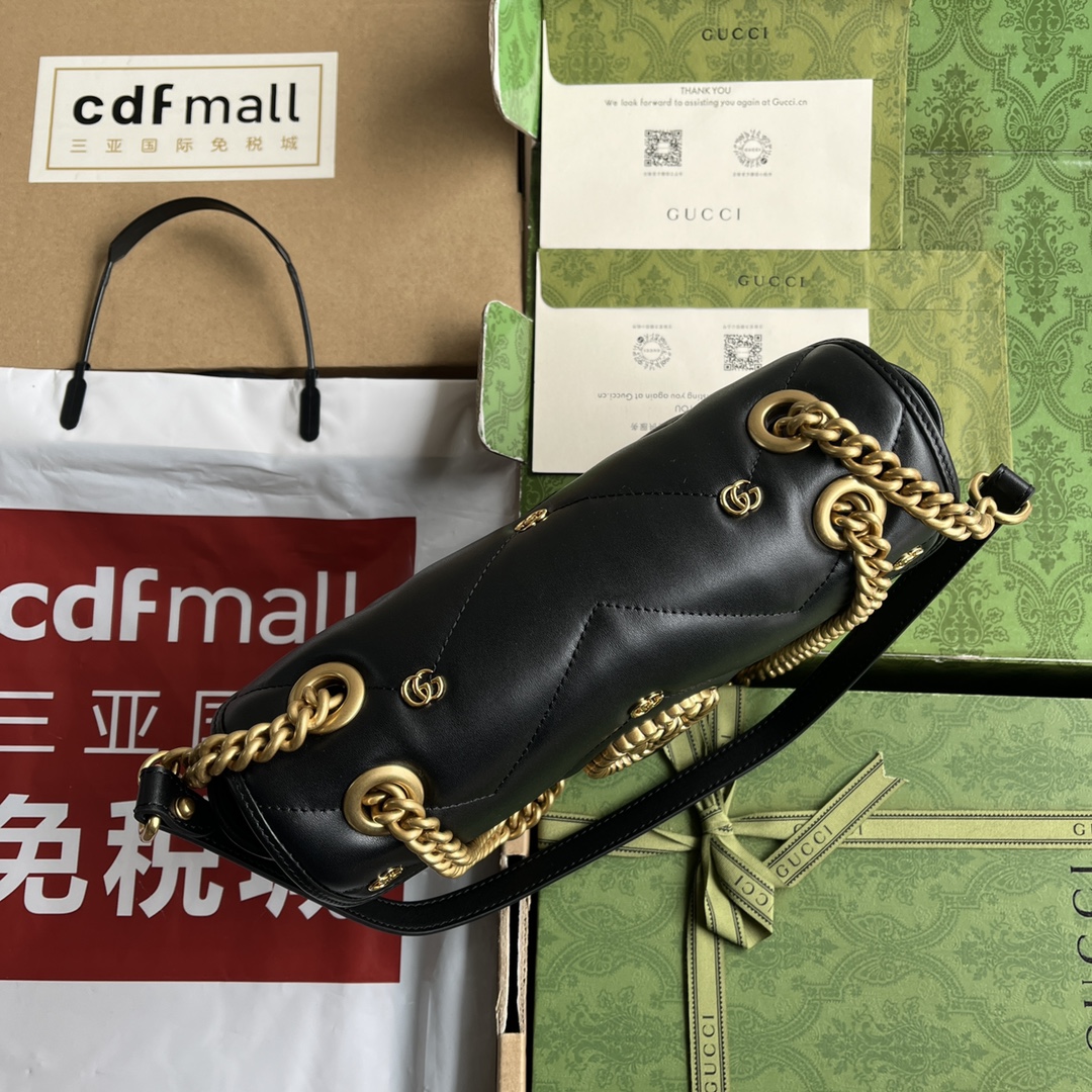 Gucci GG Marmont series small shoulder bag model number 443497 FACK2 1000 This GG Marmont series small shoulder bag Weight: Approx. 0.648kg Small size: 15cm (L) x 26cm (W) x 7cm (D) - Image 8