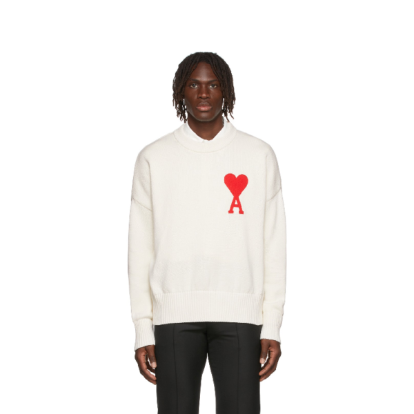 AMI ALEXANDRE MATTIUSSI Oversize Ami de Cœur Crewneck Sweater