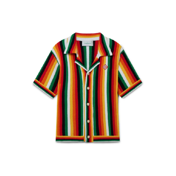 Casablanca Paris Striped Towelling Shirt
