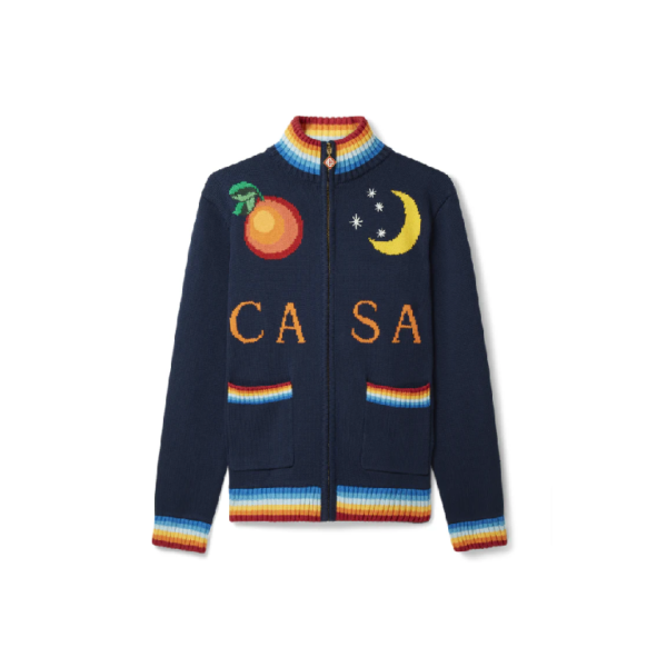 Casablanca Paris Navy Casa Club Jacket
