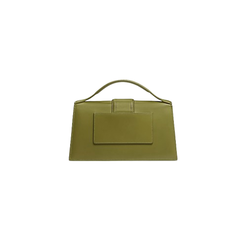 Jacquemus Le grand Bambino LE RAPHIA Crossbody flap bag - Khaki - Image 2