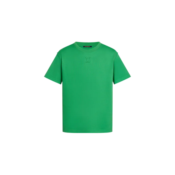 LV DEBOSSED TEE VERT