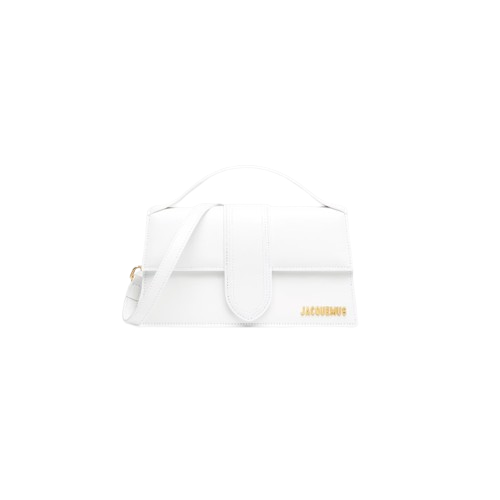Jacquemus Le grand Bambino LES CLASSIQUES Handbag with adjustable crossbody strap - White