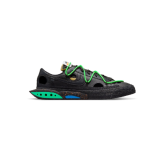 Nike OFF-WHITE™ X NIKE BLAZER LOW Black and Electro Green