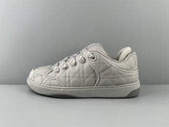ERL x DIOR B9S leather rattan pattern floral pattern embroidered fashion sneakers