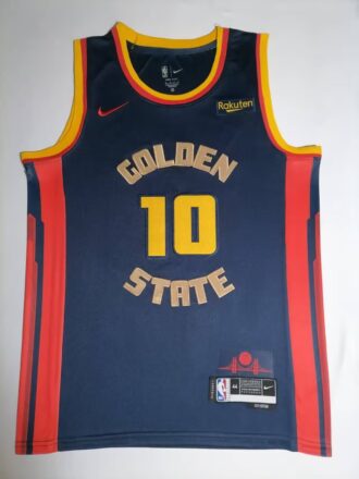 NBA Embroidery Version with Sponsorship Tag - Jimmy Butler Icon Edition 25th Season City Edition Jersey, Nike NBA Golden State Warriors #10 Embroidered Jersey