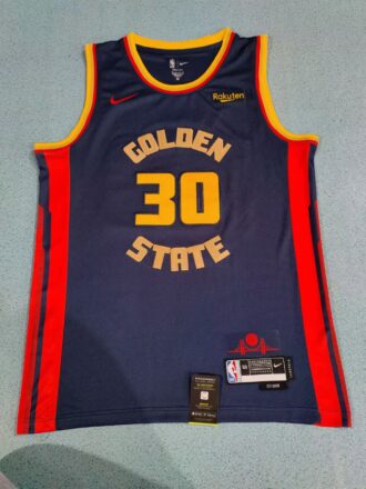 YSA Top Embroidery Version NBA Golden State Warriors Stephen Curry Jersey 25th Season Nike Fabric: Custom 260g high-quality mesh fabric,