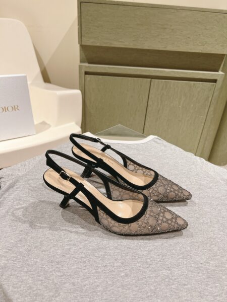"DIOR" | Fairy-Tale Versatile Crystal Embellished Kitten Heel Shoes ❤️ Early Spring New Arrivals
