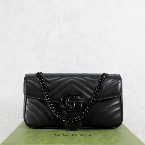 Gucci GG Marmont Mini-Schultertasche Model: 443497 Size: 26*15*7CM