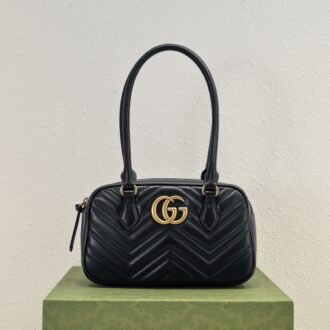 Gucci Marmont Leather Small Top Handle Bag Model:795199 Model: 25.5*15.5*6.5CM