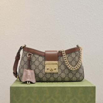 Gucci Medium Padlock GG shoulder bag Model: 811705   Size: 27*14*6CM