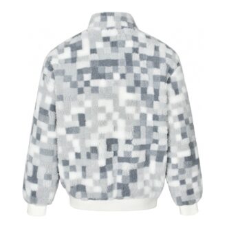 lV 24FW Mosaic Checkered Teddy Jacket Limited Edition - SKI Series 83% Polyester Blend, 17% Spandex Item Number: JJA P435