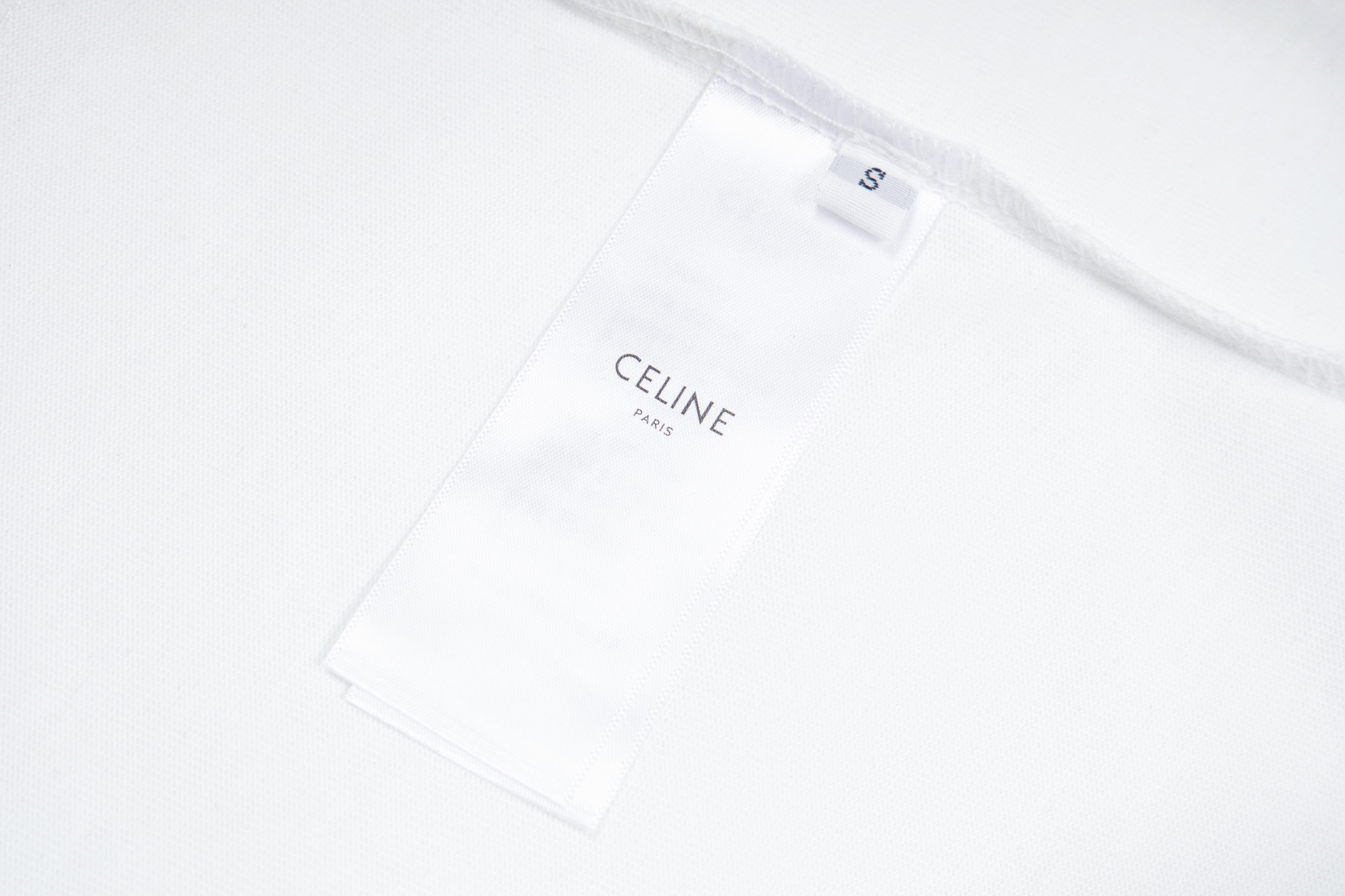 CELINE Triomphe Embroidered Basic Short-Sleeve T-Shirt Product Number: MLAM010 - Image 6