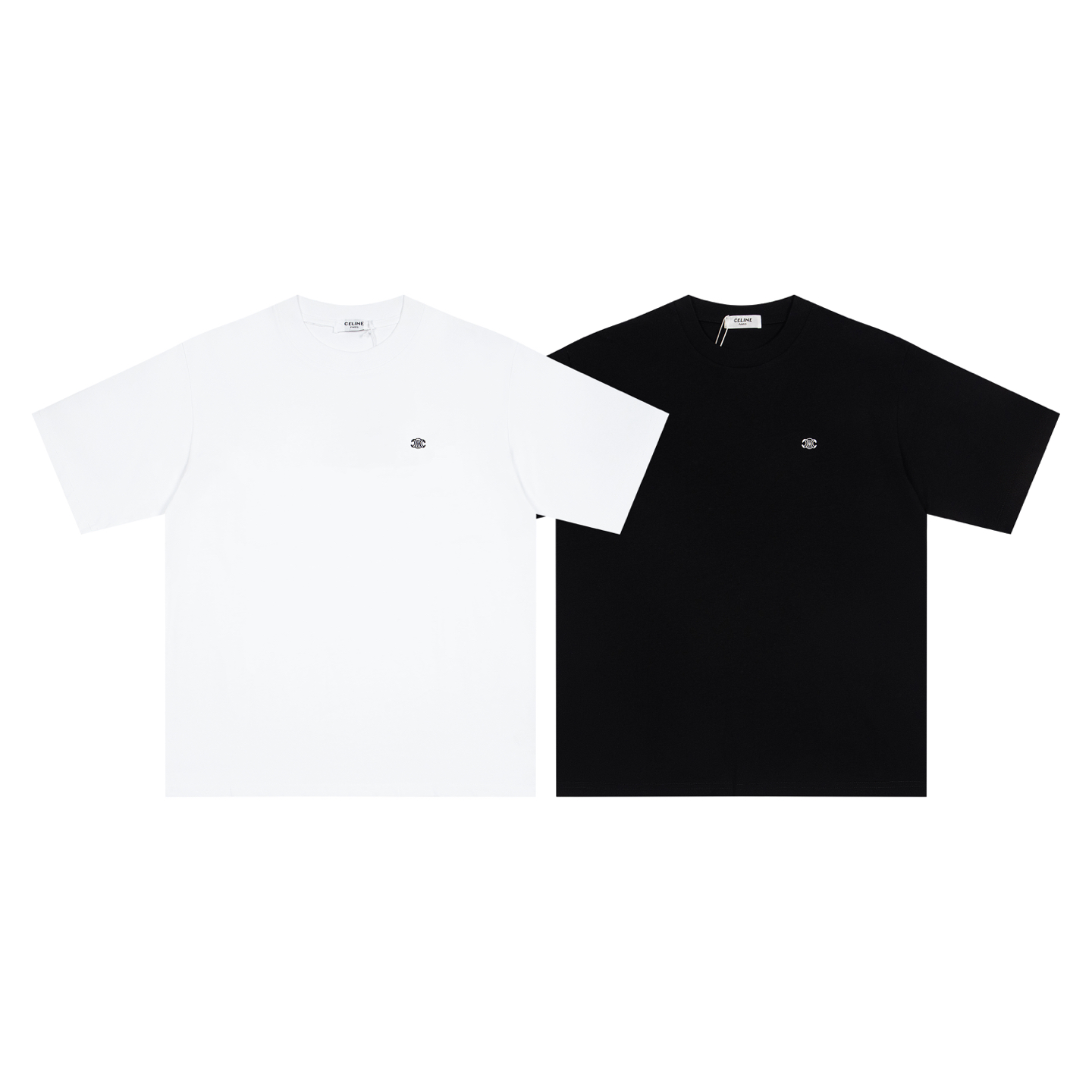 CELINE Triomphe Embroidered Basic Short-Sleeve T-Shirt Product Number: MLAM010 - Image 8