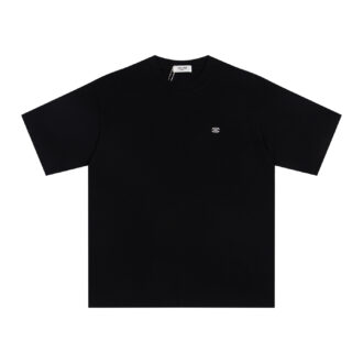 CELINE Triomphe Embroidered Basic Short-Sleeve T-Shirt Product Number: MLAM010
