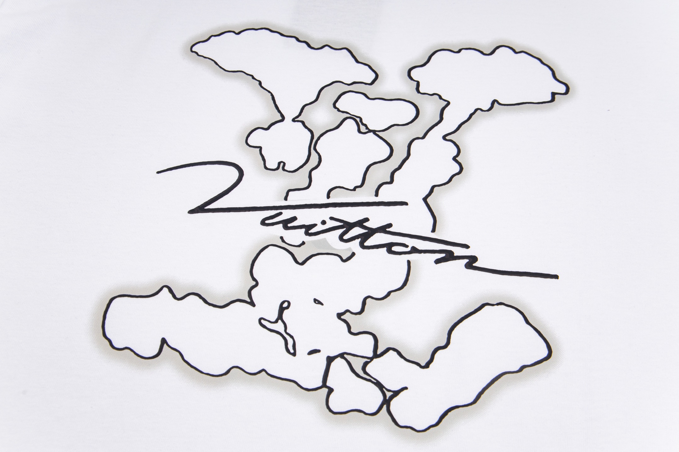 Louis Vuitton / 2025 New Arrival: Cloud Ink Large Logo T-shirt - Image 4